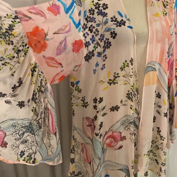 Saachi Floral Kimono Cardigan, one size - Picture 7 of 12